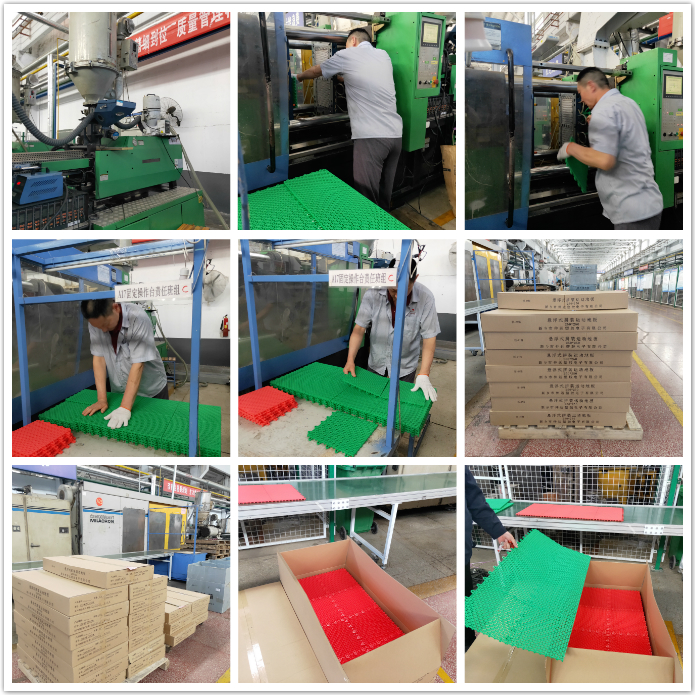 仲達(dá)塑膠懸浮地板加工全過程公開啦！